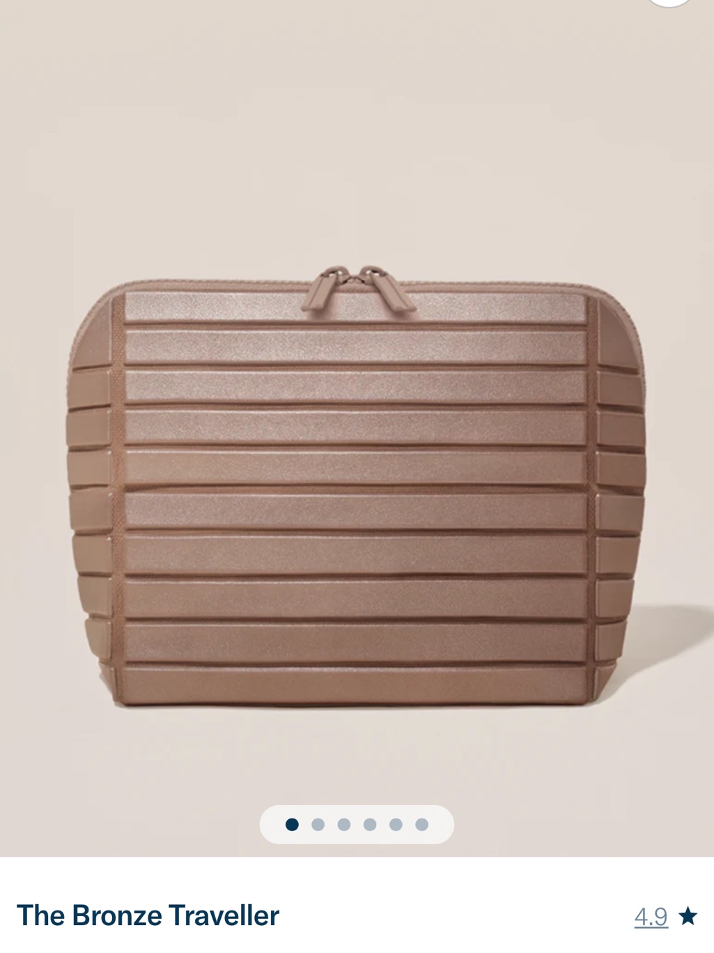 The Bronze Traveller Women's Cosmetic Bag -
